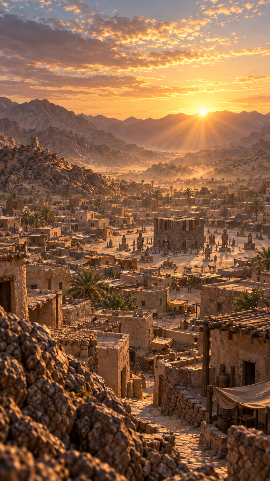 Athar Al-Zaman — ancient Mecca at sunrise