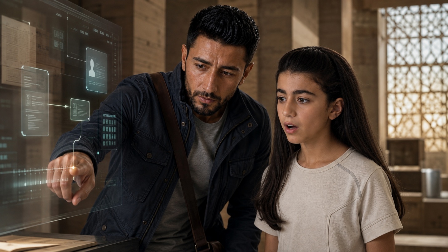 Mission 2110 — Sami and Leen in a future environment